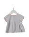 A White Short Sleeve Tops from Gingersnaps in size 6-12M for girl. (Front View)