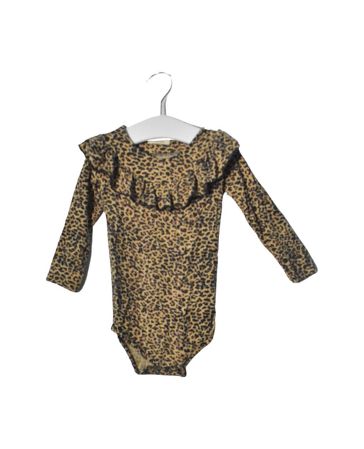 A Black Long Sleeve Bodysuits from MarMar in size 6-12M for girl. (Front View)