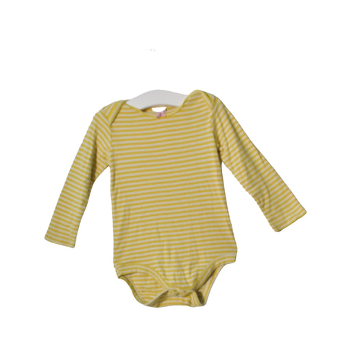 A Yellow Long Sleeve Bodysuits from Boden in size 12-18M for girl. (Front View)
