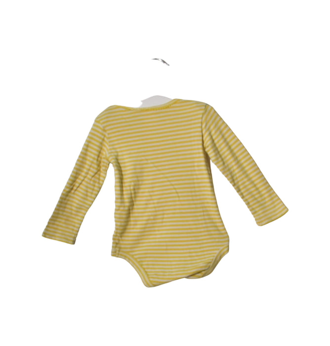 A Yellow Long Sleeve Bodysuits from Boden in size 12-18M for girl. (Back View)