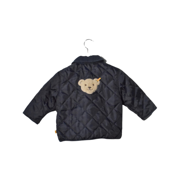 A Black Lightweight Jackets from Steiff in size 6-12M for neutral. (Back View)