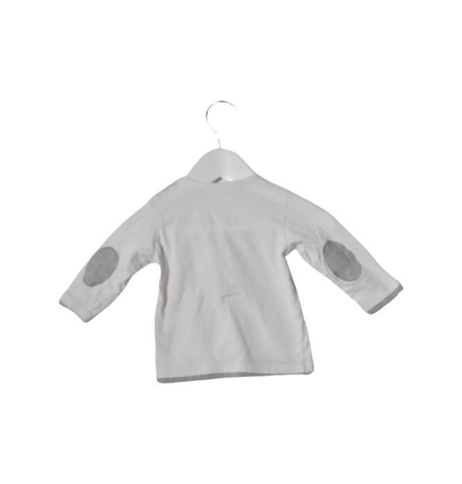 A White Long Sleeve Tops from Tartine et Chocolat in size 6-12M for neutral. (Back View)