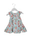 A Blue Sleeveless Dresses from Janie & Jack in size 12-18M for girl. (Front View)