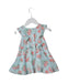 A Blue Sleeveless Dresses from Janie & Jack in size 12-18M for girl. (Back View)