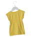 A Yellow Short Sleeve Dresses from Hanna Andersson in size 12-18M for girl. (Back View)