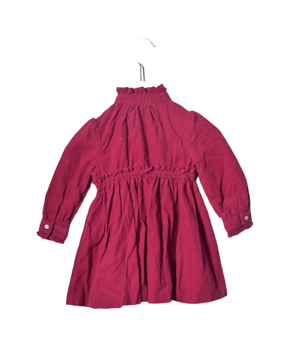 A Pink Long Sleeve Dresses from Ralph Lauren in size 6-12M for girl. (Back View)