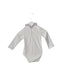 A White Long Sleeve Bodysuits from Sergent Major in size 12-18M for girl. (Back View)