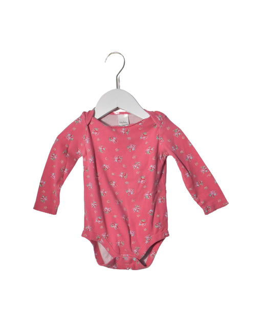 A Pink Long Sleeve Bodysuits from Boden in size 12-18M for girl. (Front View)