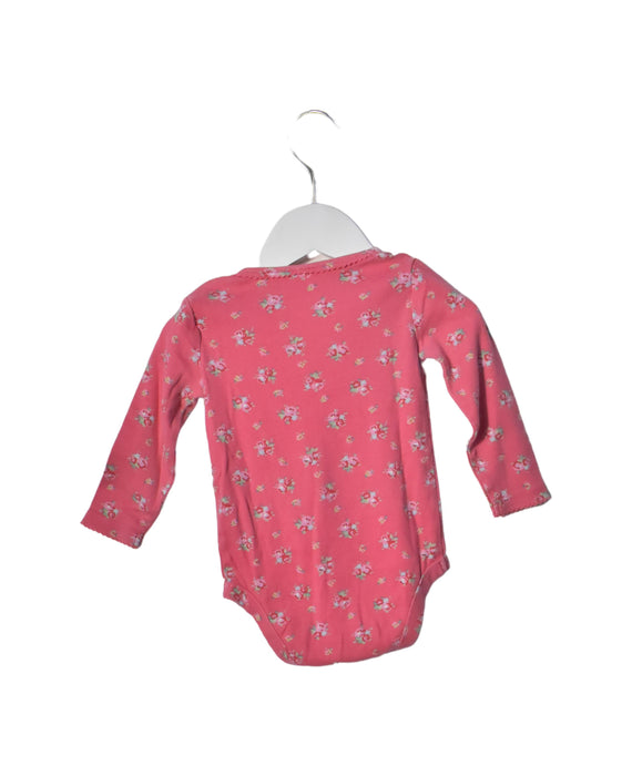 A Pink Long Sleeve Bodysuits from Boden in size 12-18M for girl. (Back View)
