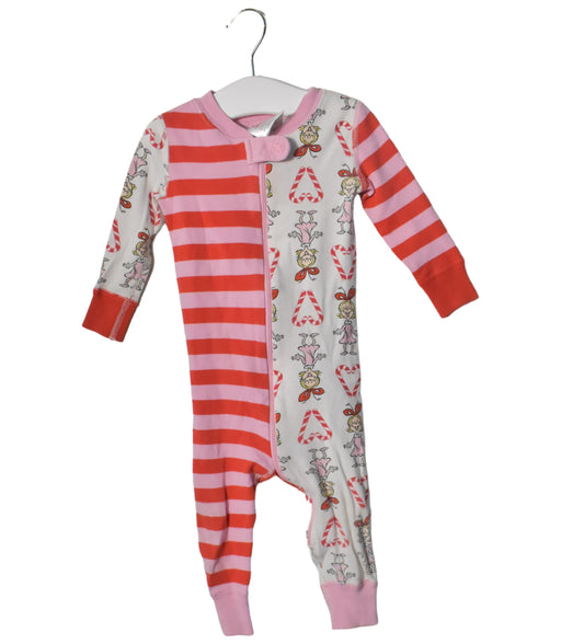 A Pink Long Sleeve Jumpsuits from Hanna Andersson in size 12-18M for girl. (Front View)