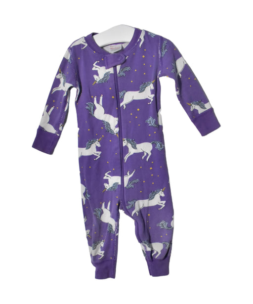 A Purple Long Sleeve Jumpsuits from Hanna Andersson in size 12-18M for girl. (Front View)