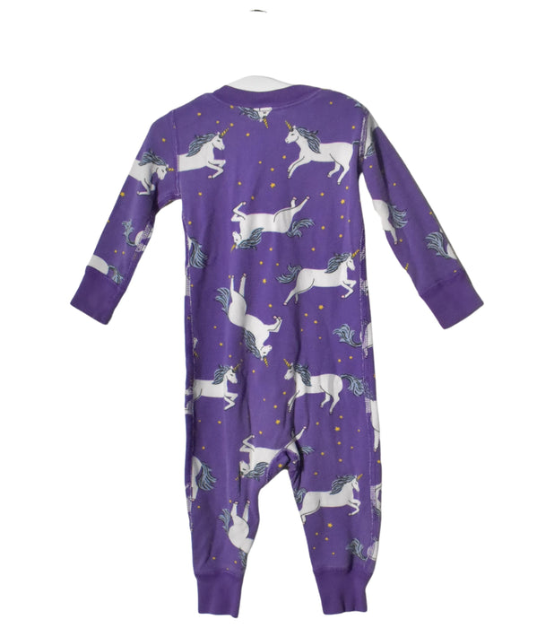 A Purple Long Sleeve Jumpsuits from Hanna Andersson in size 12-18M for girl. (Back View)