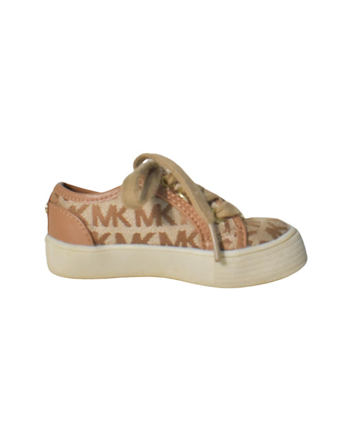 A Brown Sneakers from Michael Kors in size 12-18M for neutral. (Front View)