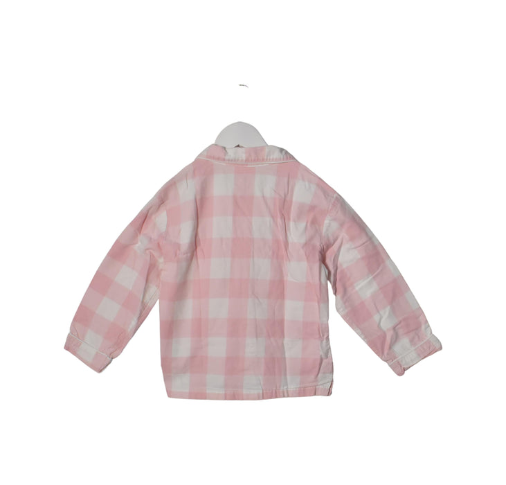 A Pink Pyjama Sets from The Little White Company in size 6T for girl. (Back View)