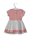 A Red Dress Sets from Chateau de Sable in size 3-6M for girl. (Back View)