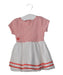 A Red Dress Sets from Chateau de Sable in size 3-6M for girl. (Front View)