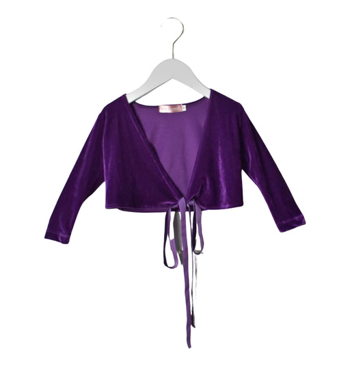 A Purple Cardigans from Tutulamb in size M for girl. (Front View)