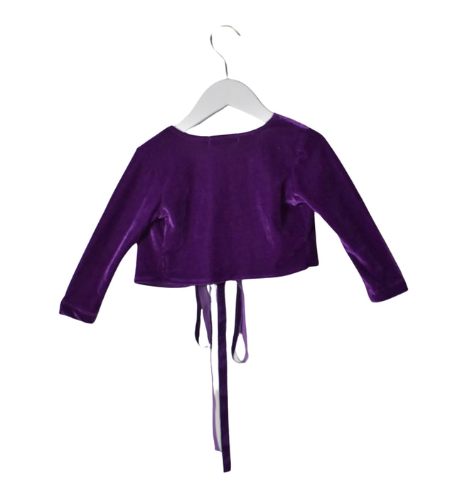 A Purple Cardigans from Tutulamb in size M for girl. (Back View)