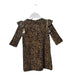 A Brown Long Sleeve Dresses from Crewcuts in size 2T for girl. (Back View)