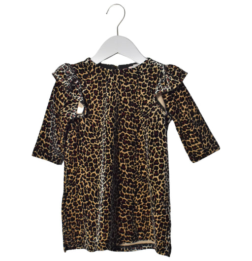 A Brown Long Sleeve Dresses from Crewcuts in size 2T for girl. (Front View)