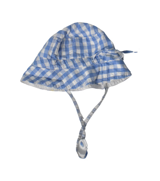 A Blue Sun Hats from Purebaby in size 12-18M for neutral. (Front View)
