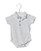 A White Short Sleeve Bodysuits from Marie Chantal in size 3-6M for neutral. (Front View)