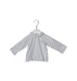 A White Long Sleeve Tops from Petit Patapon in size 3-6M for boy. (Front View)