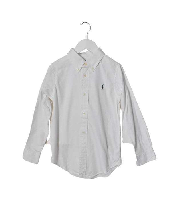 A White Shirts from Ralph Lauren in size 8Y for boy. (Front View)