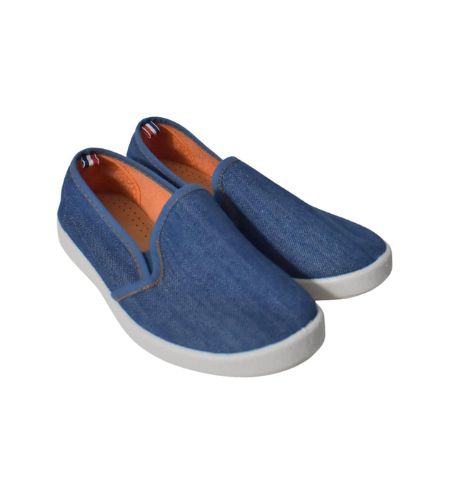 A Blue Slip Ons from Rivieras in size 6T for neutral. (Back View)