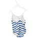 A White Swimsuits from Sunuva in size 9Y for girl. (Back View)