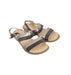A Beige Sandals from Geox in size 6T for girl. (Back View)