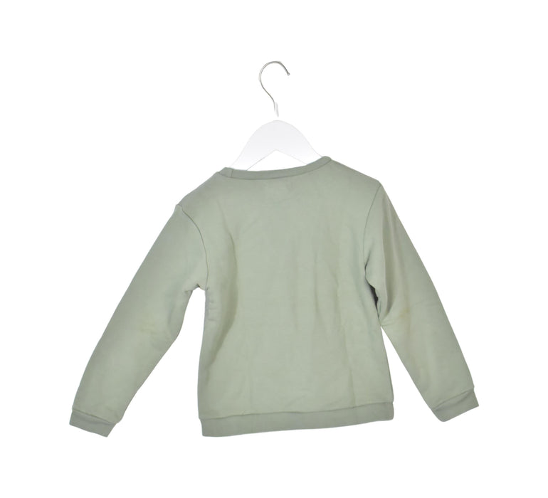 A Green Crewneck Sweatshirts from Arsène et les pipelettes in size 6T for neutral. (Back View)