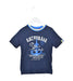 A Navy Short Sleeve T Shirts from Boboli in size 8Y for neutral. (Front View)