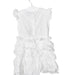 A White Short Sleeve Dresses from Velveteen in size 4T for girl. (Back View)