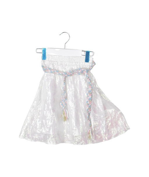 A White Mid Skirts from Billieblush in size 3T for girl. (Front View)