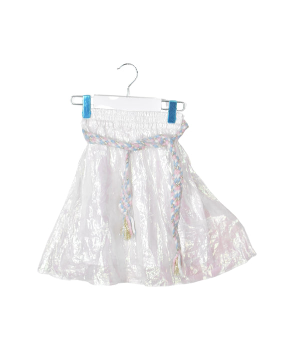 A White Mid Skirts from Billieblush in size 3T for girl. (Front View)