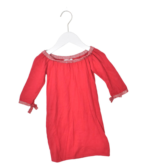 A Gold Long Sleeve Dresses from Excuse My French in size 4T for girl. (Front View)