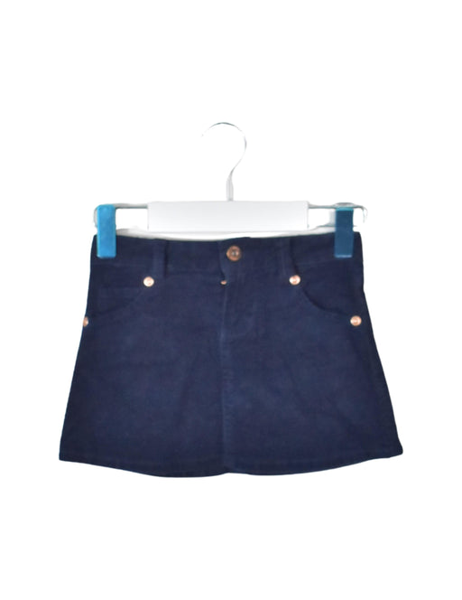 A Navy Short Skirts from Seed in size 2T for girl. (Front View)
