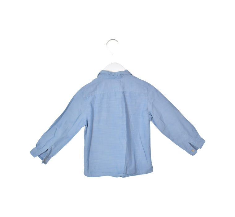 A Blue Shirts from Bonpoint in size 4T for boy. (Back View)