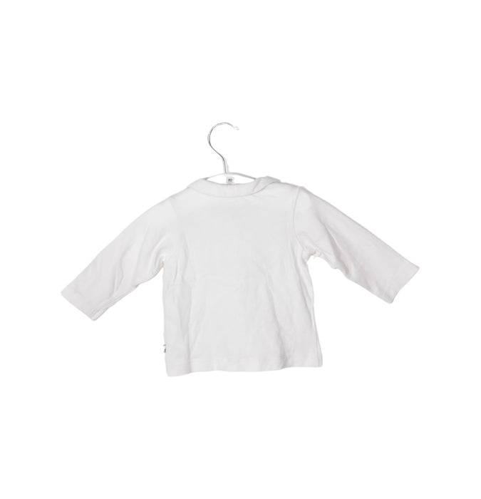 A White Long Sleeve Tops from Jacadi in size 3-6M for neutral. (Back View)