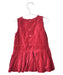 A Red Sleeveless Dresses from Trussardi in size 6-12M for girl. (Back View)