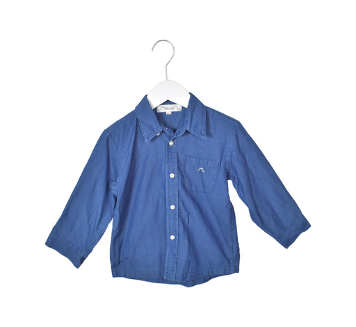 A Blue Shirts from Chateau de Sable in size 4T for boy. (Front View)