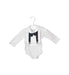 A White Long Sleeve Bodysuits from Dolce & Gabbana in size 3-6M for boy. (Front View)