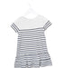 A Black Short Sleeve Dresses from Petit Bateau in size 4T for girl. (Back View)