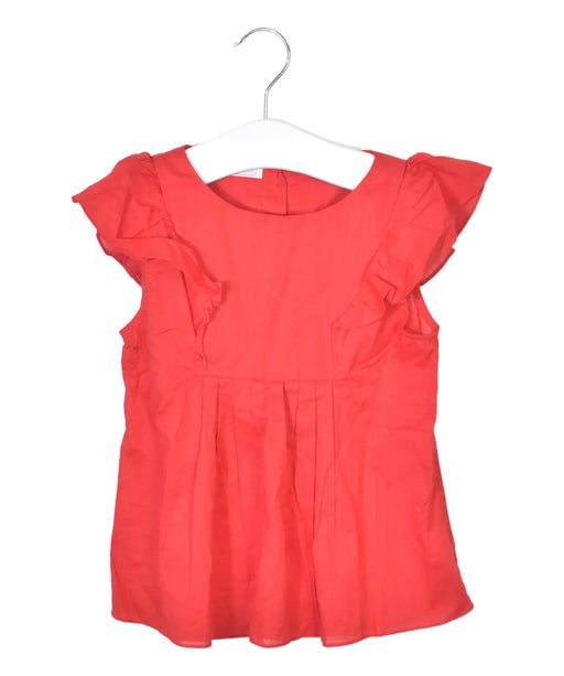 A Red Short Sleeve Tops from Yasmeen et Alex in size 3T for girl. (Front View)
