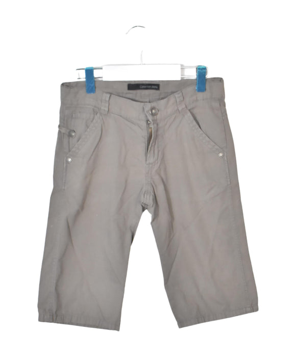 A Taupe Shorts from Calvin Klein in size 8Y for boy. (Front View)