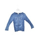 A Blue Long Sleeve Tops from Diesel in size 4T for neutral. (Front View)