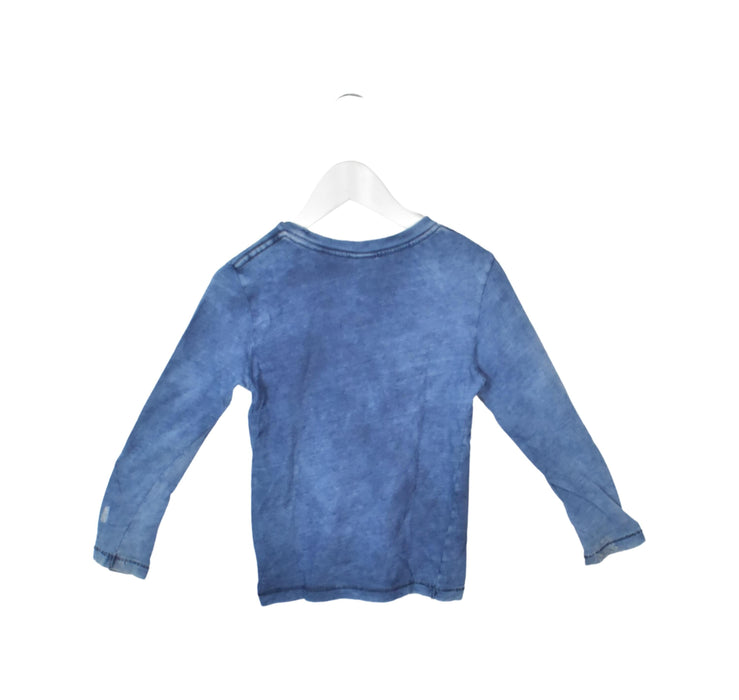A Blue Long Sleeve Tops from Diesel in size 4T for neutral. (Back View)