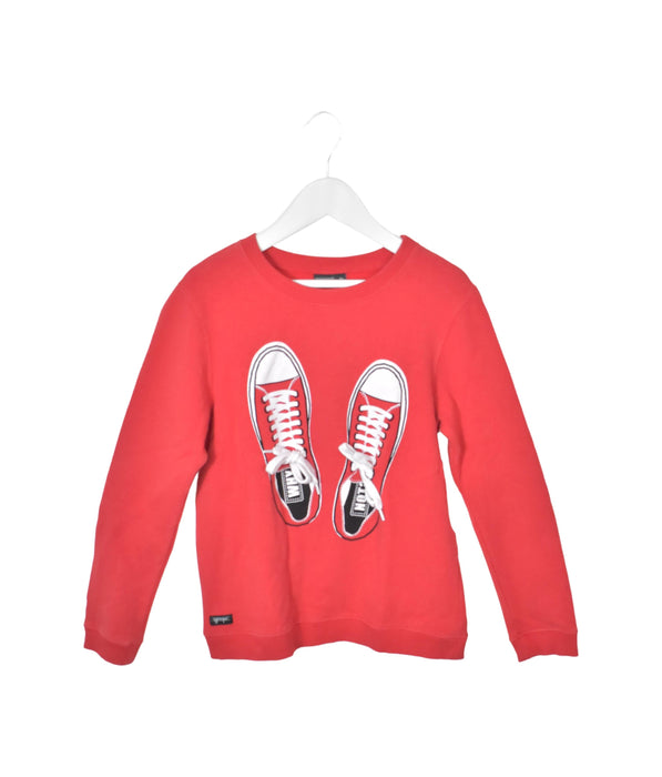 A Red Crewneck Sweatshirts from Yporque in size 10Y for neutral. (Front View)