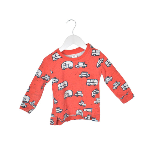 A Red Crewneck Sweatshirts from Seed in size 12-18M for neutral. (Front View)